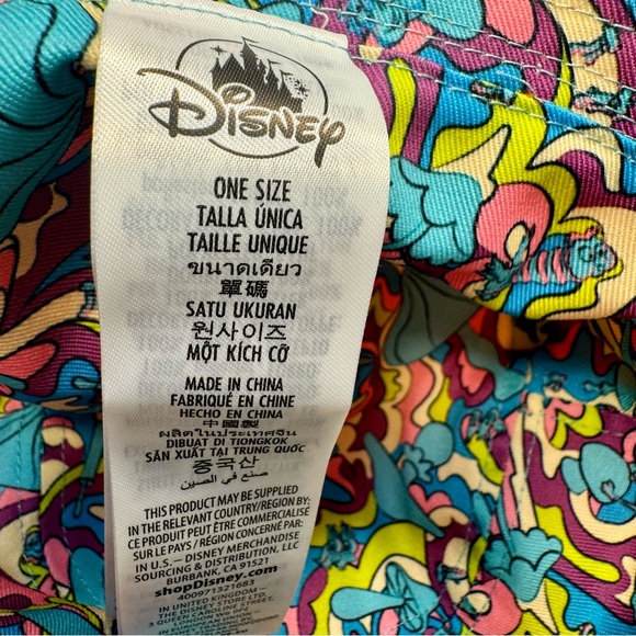 NWT. Disney Parks Alice in Wonderland Psychedelic Reversible Bucket Hat. - Picture 6 of 10